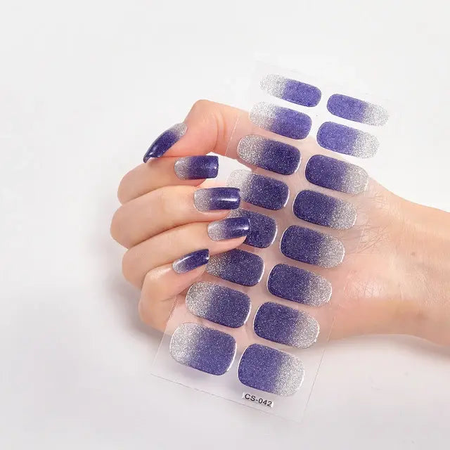 Premium DIY Gel Nail Stickers for Effortless Glam