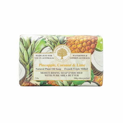 Savon triple mouturé Wavetree & London à l'ananas, à la noix de coco et au citron vert 7oz
