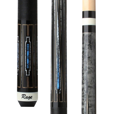 Premium Blue Deco Billiard Cue Stick - Korvel