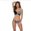 Ensemble de bikini taille haute à devant torsadé élégant pour femmes