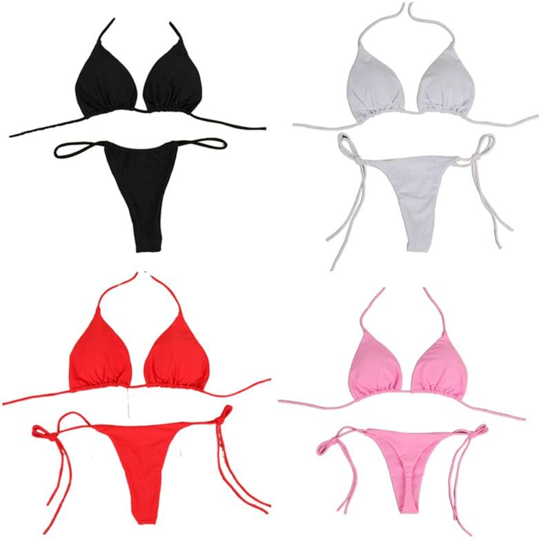 Conjunto de Bikini Push-Up Elegante para Mujeres para Playa