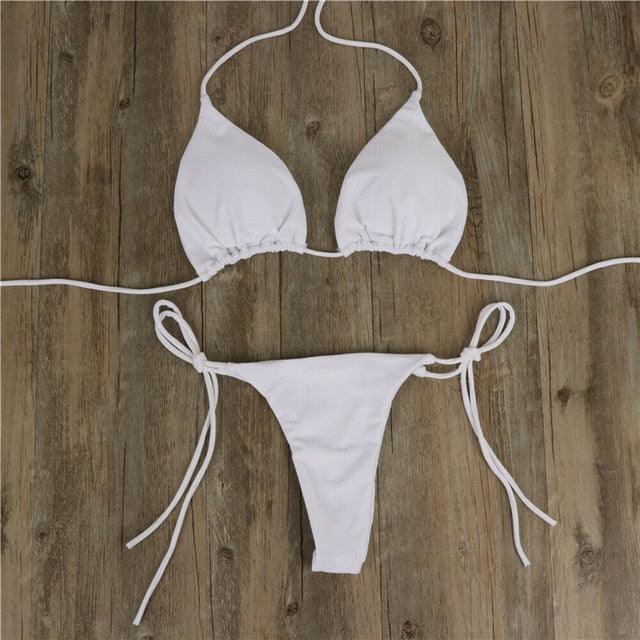 Conjunto de Bikini Push-Up Elegante para Mujeres para Playa