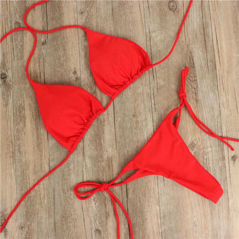Conjunto de Bikini Push-Up Elegante para Mujeres para Playa