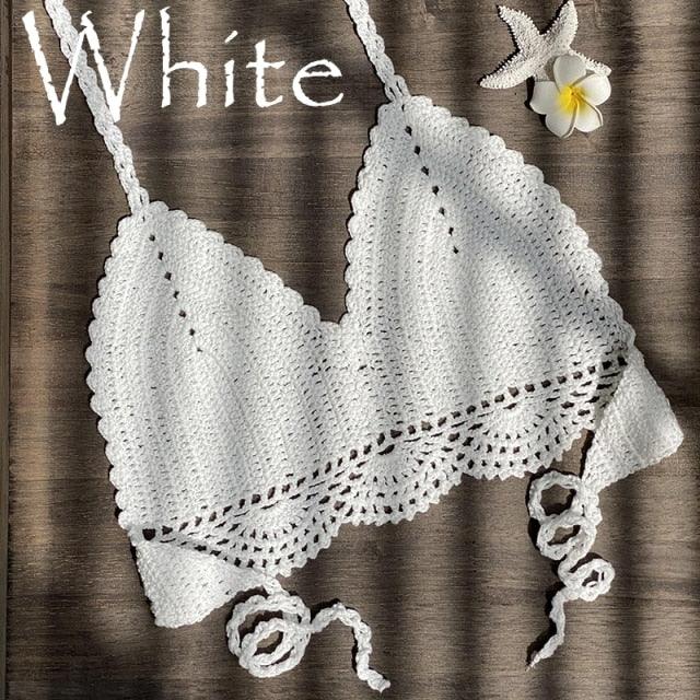 Conjunto de Bikini de Algodón Tejido Premium para Mujeres