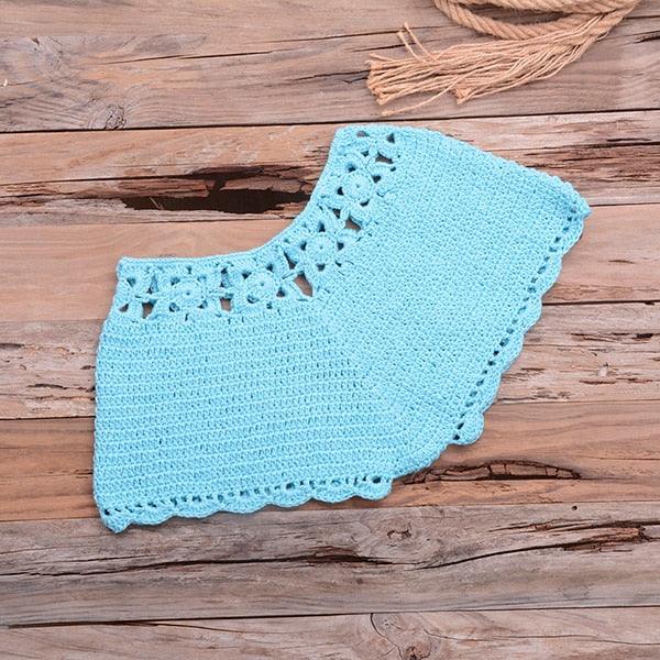 Conjunto de Bikini de Algodón Tejido Premium para Mujeres