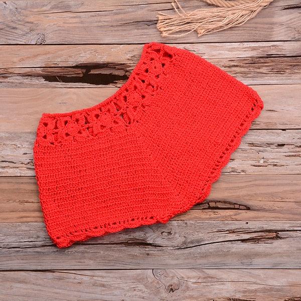 Conjunto de Bikini de Algodón Tejido Premium para Mujeres