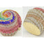 Women Blue Cupcake Evening Bag Crystal Clutch Purses Wedding Bridal Rhinestone Handbag Party Minaudiere Bag - Korvel
