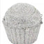 Women Blue Cupcake Evening Bag Crystal Clutch Purses Wedding Bridal Rhinestone Handbag Party Minaudiere Bag - Korvel
