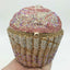 Women Blue Cupcake Evening Bag Crystal Clutch Purses Wedding Bridal Rhinestone Handbag Party Minaudiere Bag - Korvel