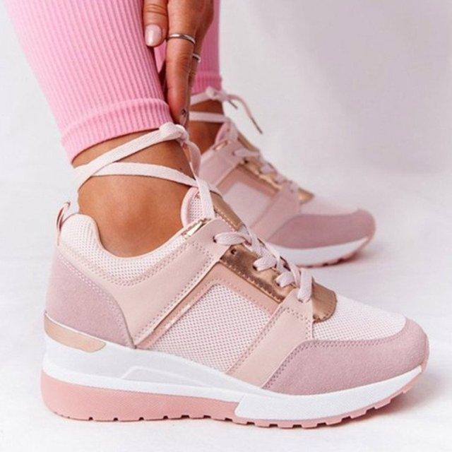 Zapatillas de Plataforma Elegantes para Mujer con Detalle de Cremallera