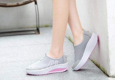 Elevate Your Style with Women's Breathable Platform Sneakers - Perfect for Every Occasion - Korvel