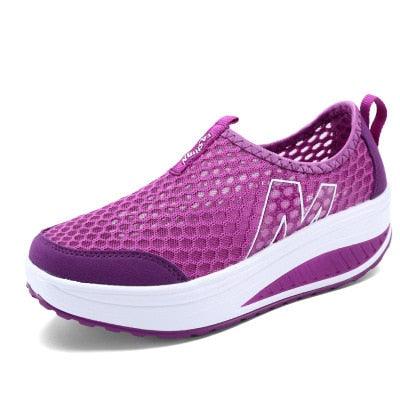 Elevate Your Style with Women's Breathable Platform Sneakers - Perfect for Every Occasion - Korvel