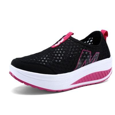 Elevate Your Style with Women's Breathable Platform Sneakers - Perfect for Every Occasion - Korvel