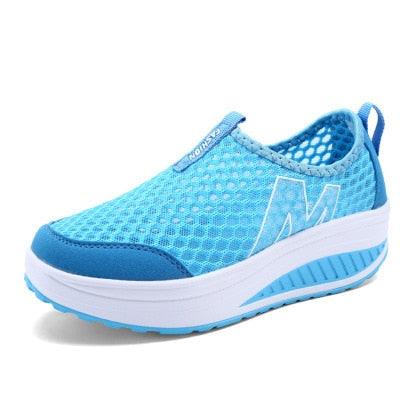 Elevate Your Style with Women's Breathable Platform Sneakers - Perfect for Every Occasion - Korvel