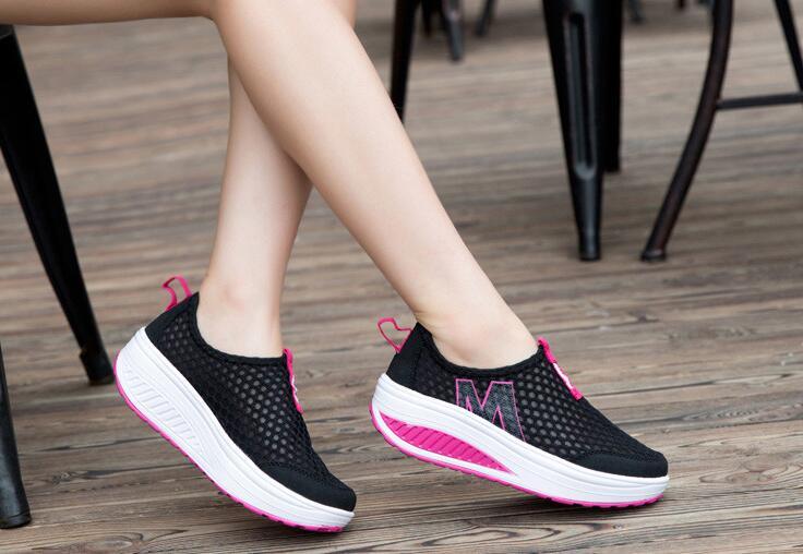 Elevate Your Style with Women's Breathable Platform Sneakers - Perfect for Every Occasion - Korvel
