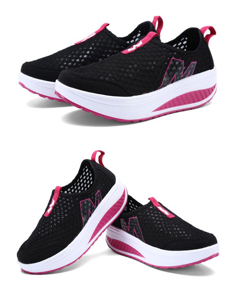 Elevate Your Style with Women's Breathable Platform Sneakers - Perfect for Every Occasion - Korvel