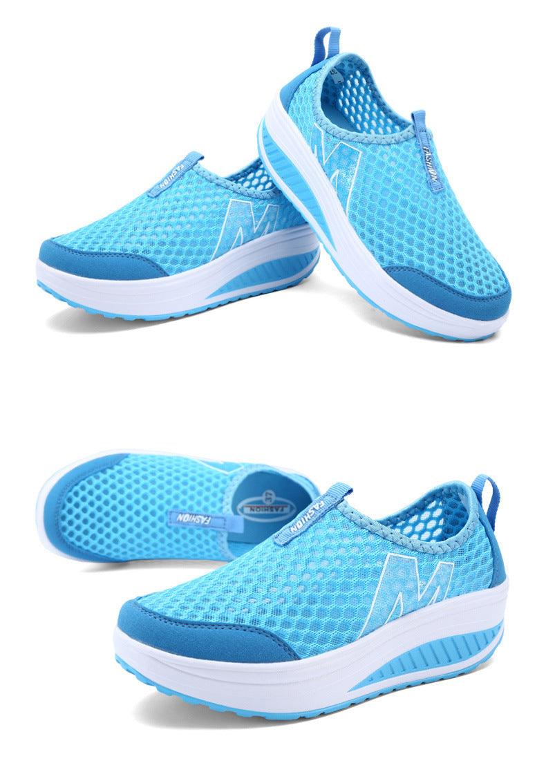 Elevate Your Style with Women's Breathable Platform Sneakers - Perfect for Every Occasion - Korvel