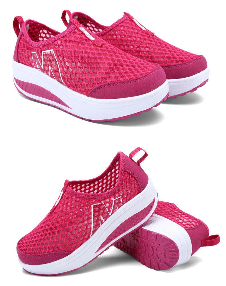 Elevate Your Style with Women's Breathable Platform Sneakers - Perfect for Every Occasion - Korvel
