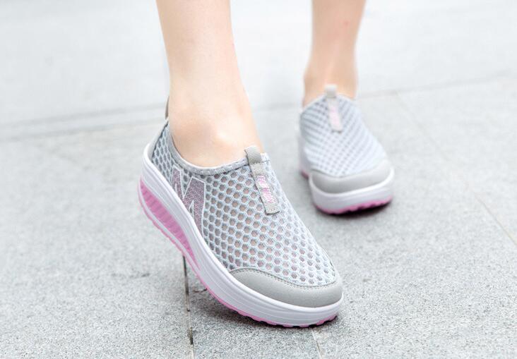 Elevate Your Style with Women's Breathable Platform Sneakers - Perfect for Every Occasion - Korvel