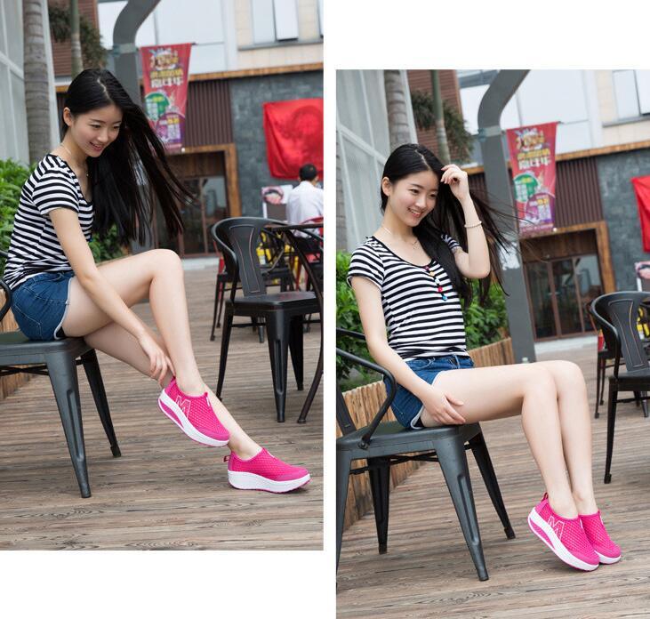 Elevate Your Style with Women's Breathable Platform Sneakers - Perfect for Every Occasion - Korvel