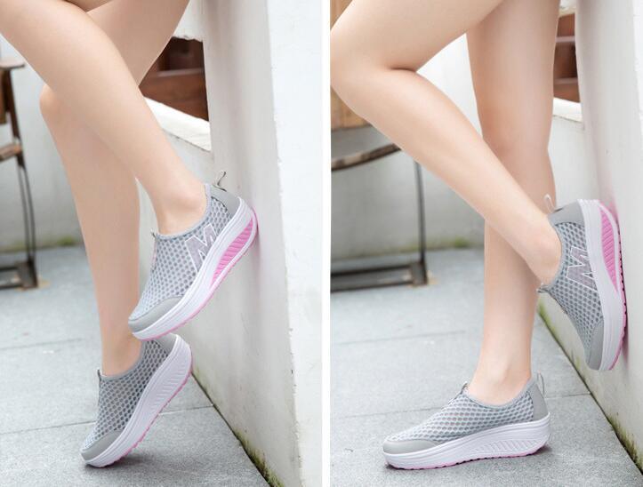 Elevate Your Style with Women's Breathable Platform Sneakers - Perfect for Every Occasion - Korvel