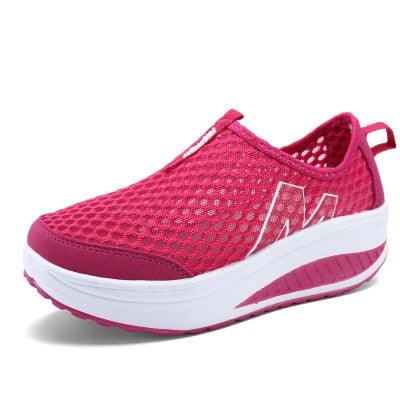 Elevate Your Style with Women's Breathable Platform Sneakers - Perfect for Every Occasion - Korvel