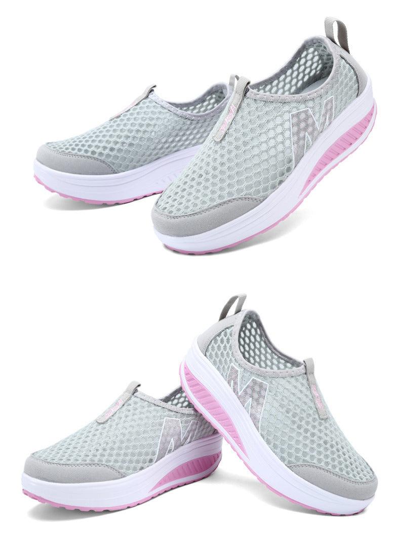 Elevate Your Style with Women's Breathable Platform Sneakers - Perfect for Every Occasion - Korvel