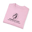 Camiseta Gráfica de Mujeres y Gatos - Camiseta Unisex Teñida en Prenda