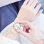 Ensemble de Montres pour Femmes avec Cadran Chat Charmant et Bracelet en Cuir Rose
