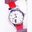Ensemble de Montres pour Femmes avec Cadran Chat Charmant et Bracelet en Cuir Rose