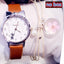 Ensemble de Montres pour Femmes avec Cadran Chat Charmant et Bracelet en Cuir Rose