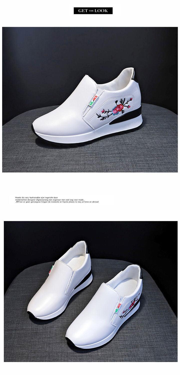 Zapatillas Elegantes para Mujer sin Cordones con Tacón Oculto