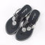 Sandales de Plage en Cristal et Rhinestones pour Femmes Élégantes