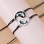 Unisex Black and White Fish Bracelet - Adjustable Friendship Gift