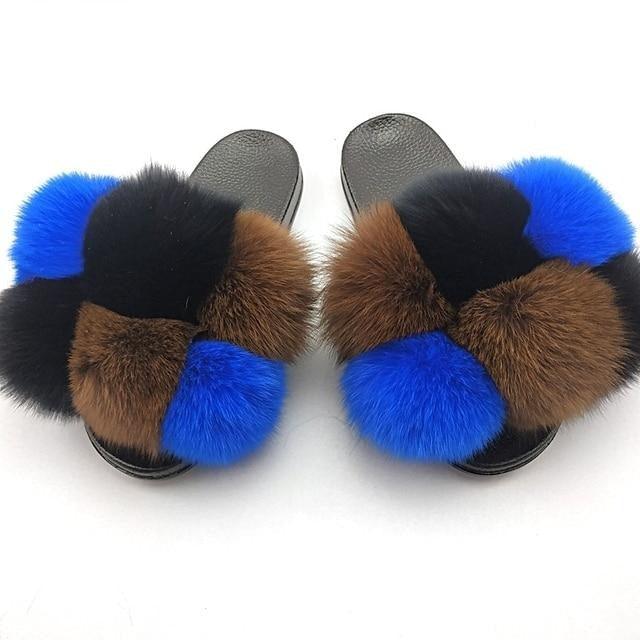 Chaussons en fausse fourrure pour femmes - Confortables et élégants