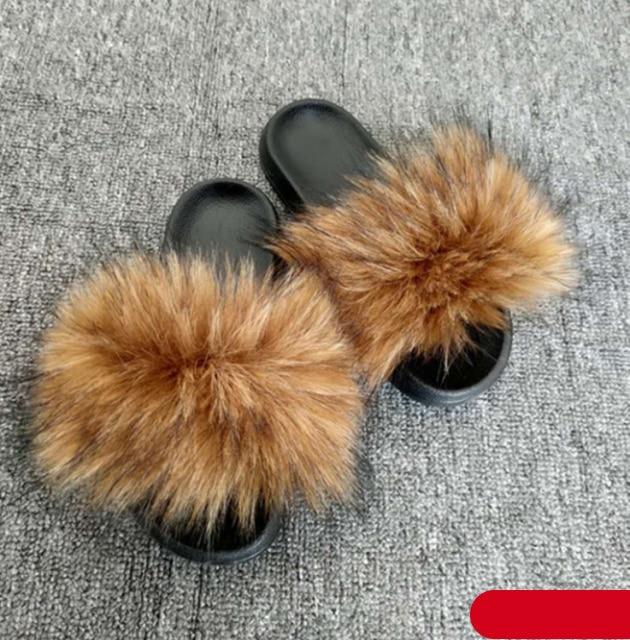 Chaussons en fausse fourrure pour femmes - Confortables et élégants