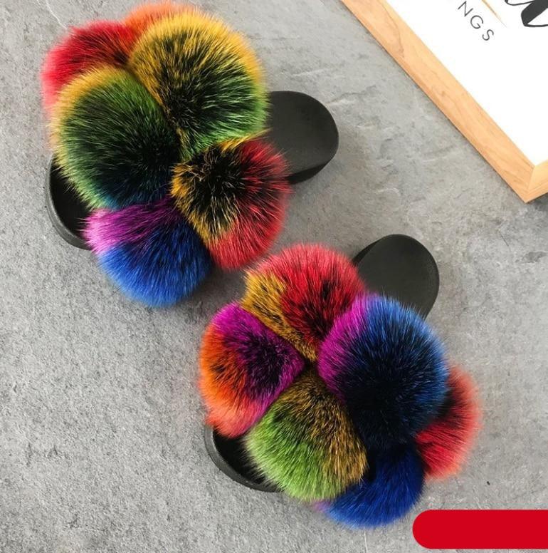 Chaussons en fausse fourrure pour femmes - Confortables et élégants