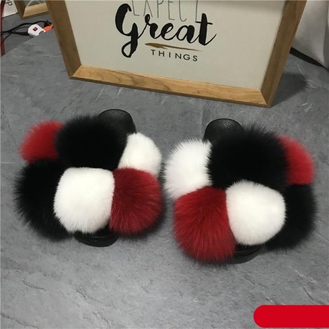 Chaussons en fausse fourrure pour femmes - Confortables et élégants
