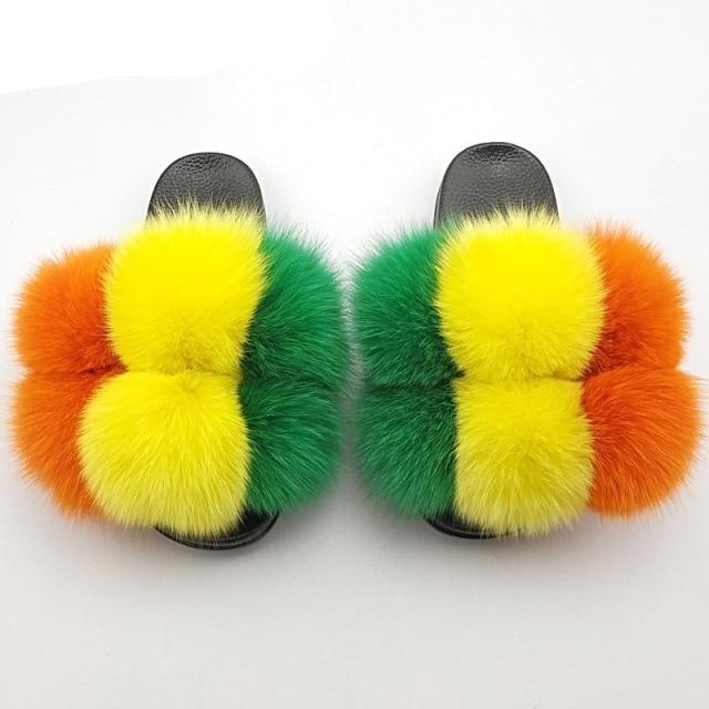 Chaussons en fausse fourrure pour femmes - Confortables et élégants
