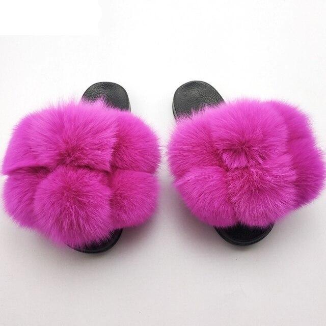 Chaussons en fausse fourrure pour femmes - Confortables et élégants