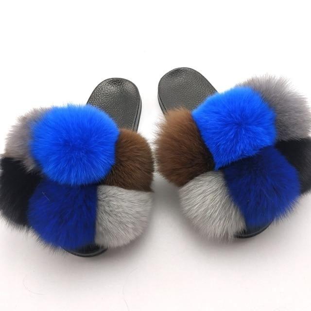 Chaussons en fausse fourrure pour femmes - Confortables et élégants