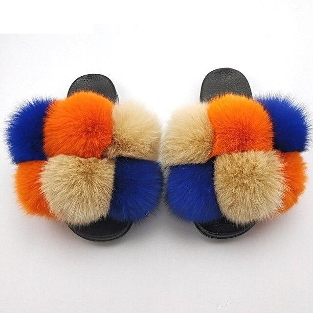 Chaussons en fausse fourrure pour femmes - Confortables et élégants