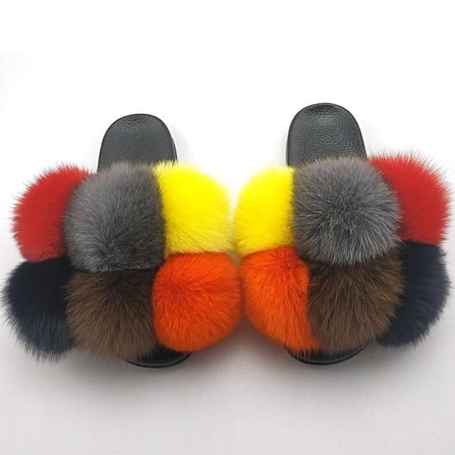 Chaussons en fausse fourrure pour femmes - Confortables et élégants