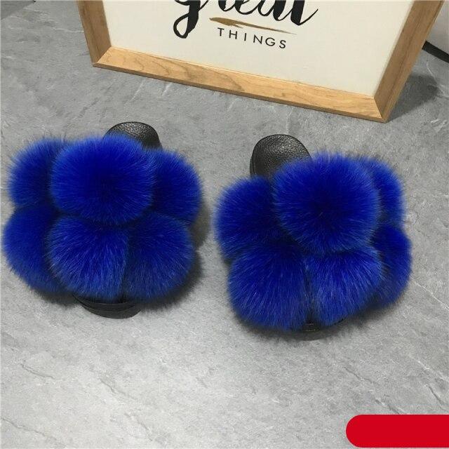 Chaussons en fausse fourrure pour femmes - Confortables et élégants