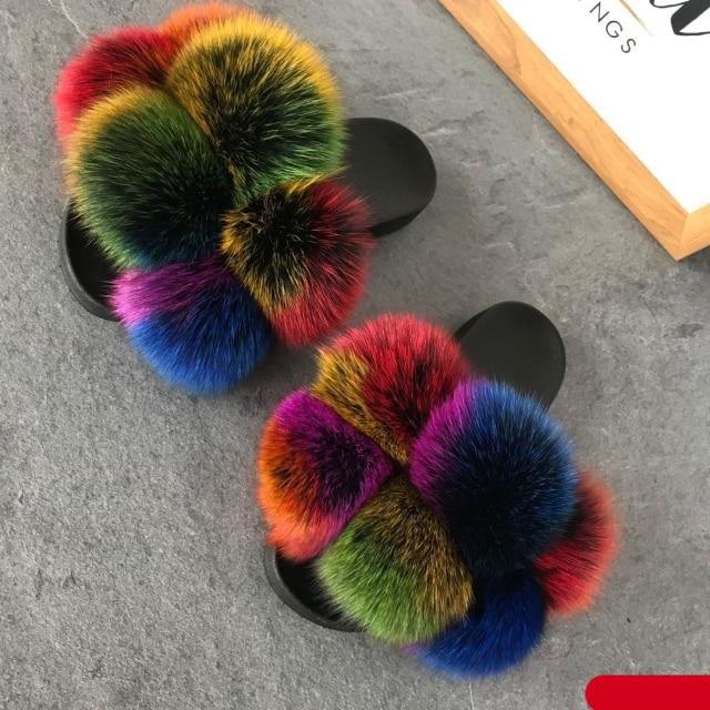 Chaussons en fausse fourrure pour femmes - Confortables et élégants