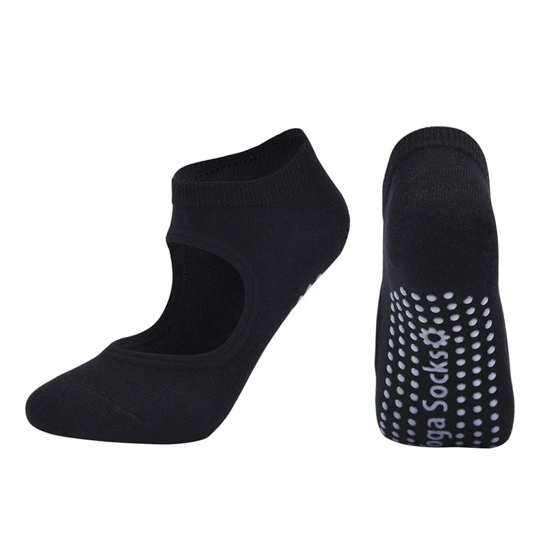 Chaussettes de Pilates Anti-Dérapantes Premium pour Femmes
