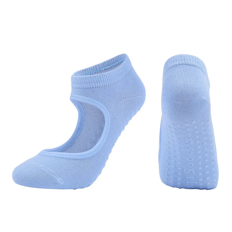 Chaussettes de Pilates Anti-Dérapantes Premium pour Femmes
