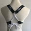Conjunto de Bikini de Lujo en Negro y Blanco para Mujeres