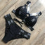 Conjunto de Bikini de Lujo en Negro y Blanco para Mujeres