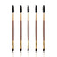 Set de Pinceles de Maquillaje Profesional de 5 Piezas para una Aplicación Impecable